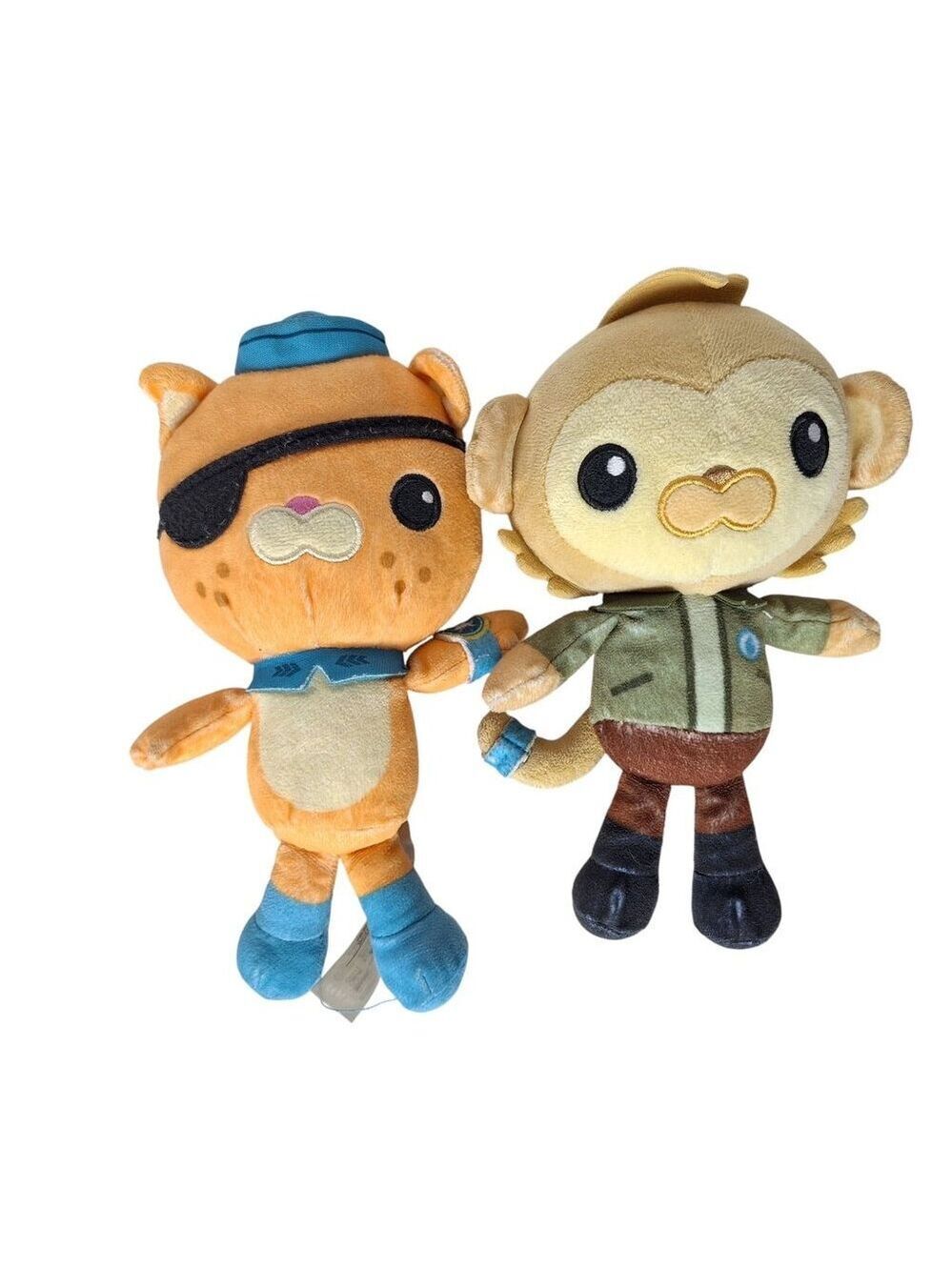 Octonauts Above Beyond Kwazii Paani Stuffed Animal Plush Set 8"